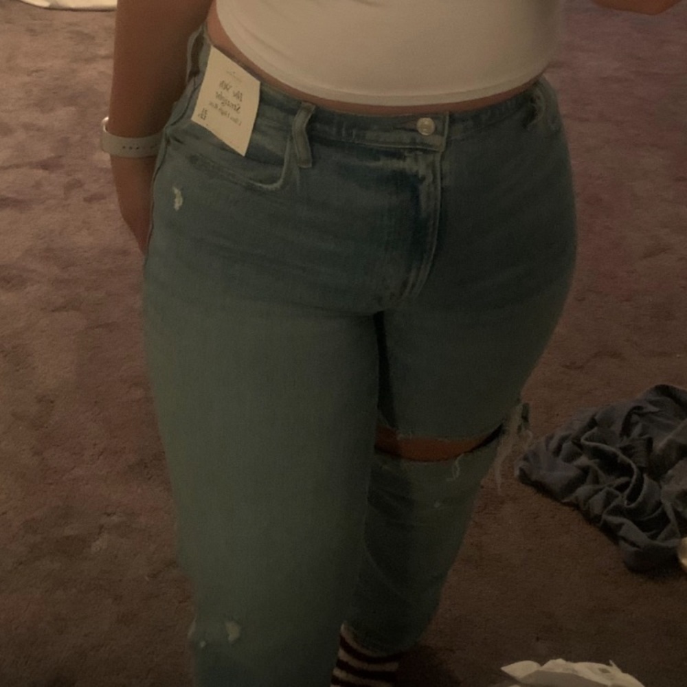 Curve Love 90s Ultra High Rise Straight Jeans